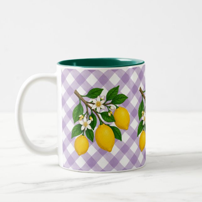 Menton Lemon Two-Tone Mug (Left)