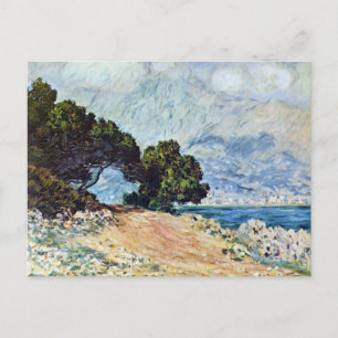 Menton Seen from Cap Martin by Claude Monet Postcard