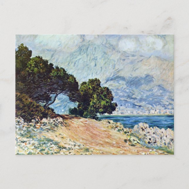 Menton Seen from Cap Martin by Claude Monet Postcard (Front)