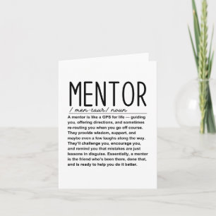 Mentor Card