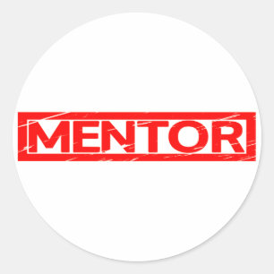 Mentor Stamp Classic Round Sticker