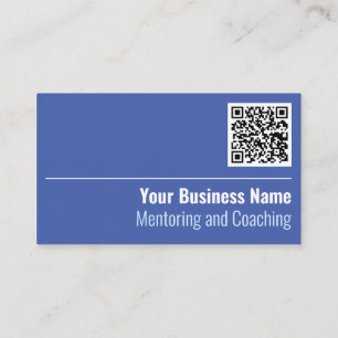Mentoring and Coaching QR Code Business Card