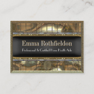 Mentorsteen Elegant Professional Caregiver Business Card