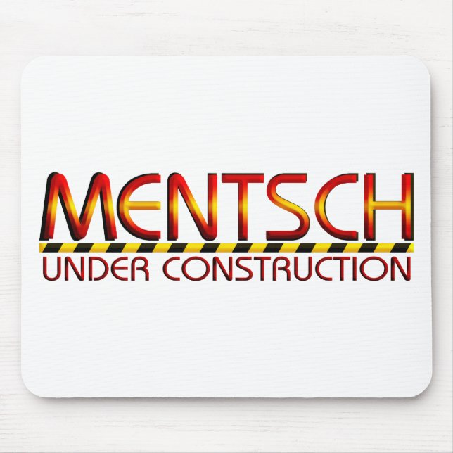 Mentsch Mouse Pad (Front)