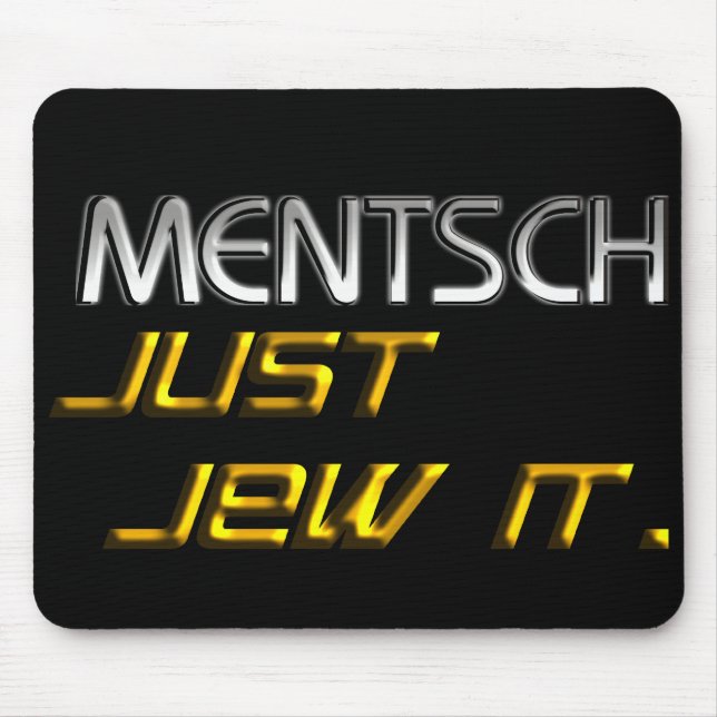 Mentsch Mouse Pad (Front)