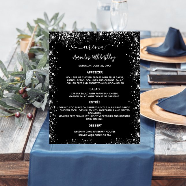 Menu black silver white budget (Creator Uploaded)