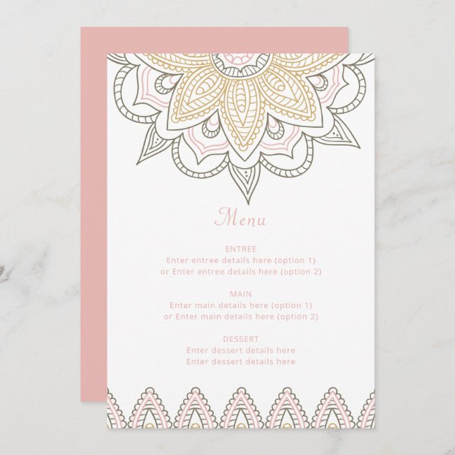 Menu_Custom for Clary Invitation (Front/Back)