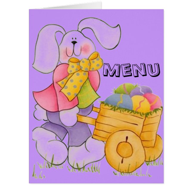 menu / ementa (Front)