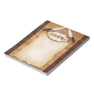 Menù illustration notepad