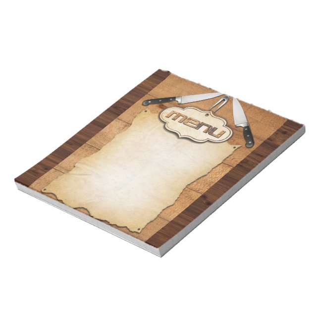 Menù illustration notepad (Rotated)