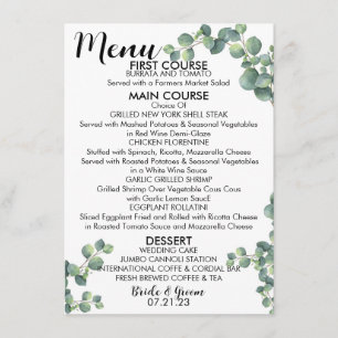 Menu Options