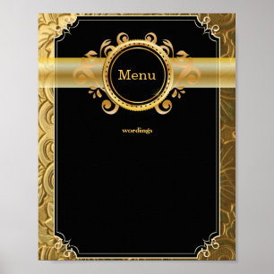 Menu Poster