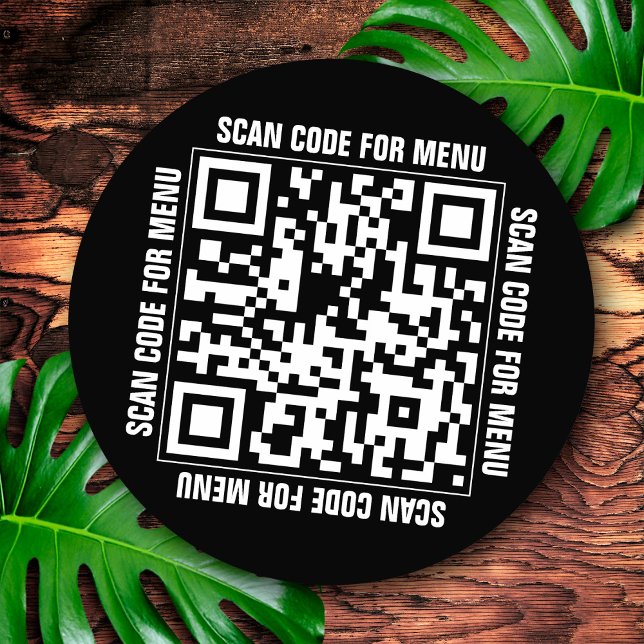 Menu QR Code Restaurants Stickers (Creator Uploaded)