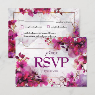 Menu song request Fuchsia Enchantment: Watercolor
