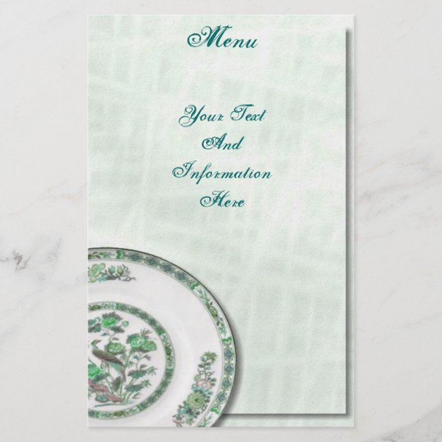Menu Stationery (Front)
