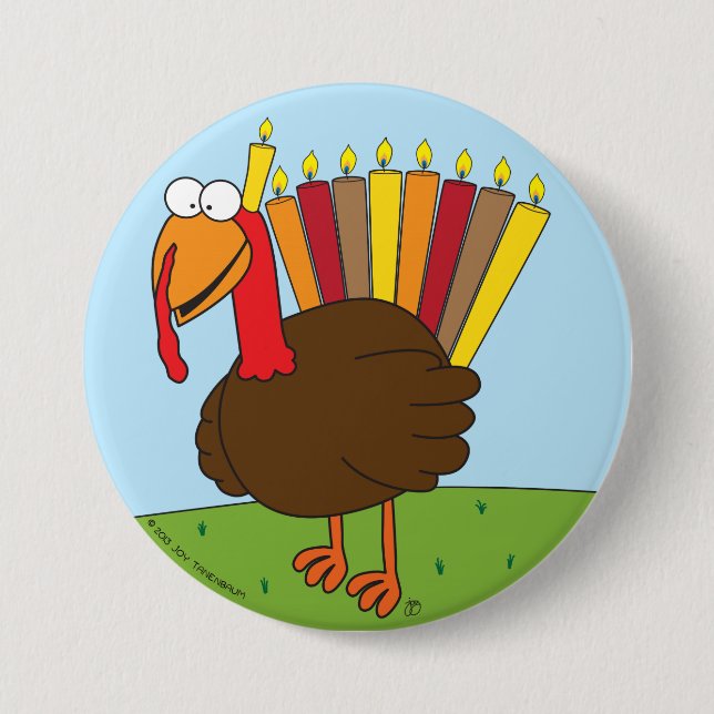 Menurkey Pin (large) (Front)