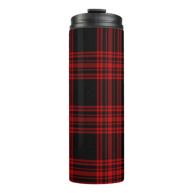 Menzies Hunting Tartan Scottish Plaid Pattern Thermal Tumbler (Front)
