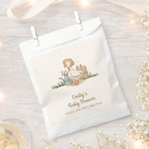Meodow Vintage Little Duckling Garden Baby Shower Favour Bag
