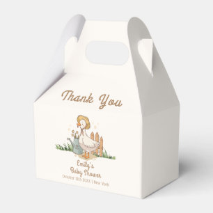 Meodow Vintage Little Duckling Garden Baby Shower Favour Box