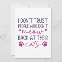 Meow Back At Their Cats