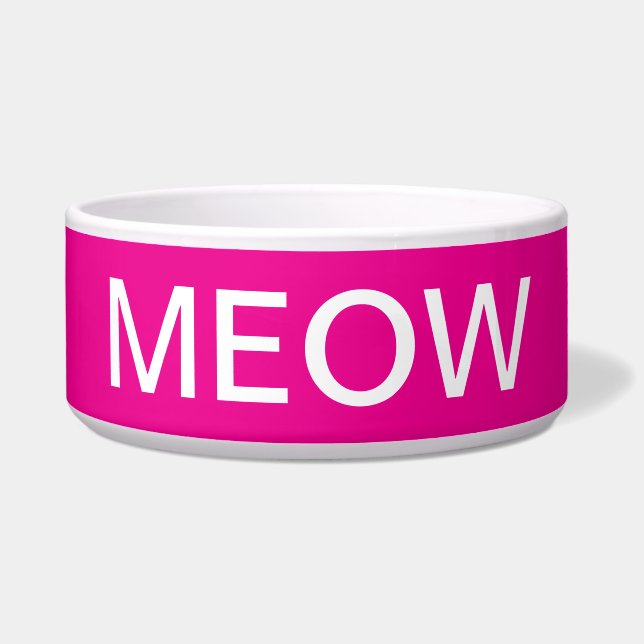 Meow Cat bowl (Front)