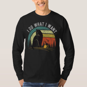 Meow Cat For Women Men I Do What I Want Cat T-Shirt