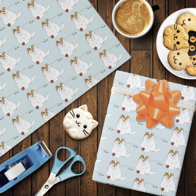 Meow Cat Funny Wrapping Paper (Creator Uploaded)