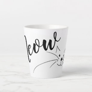 Meow Cat Latte Mug