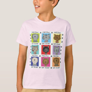 Meow Cat Lover Tshirts and Gifts