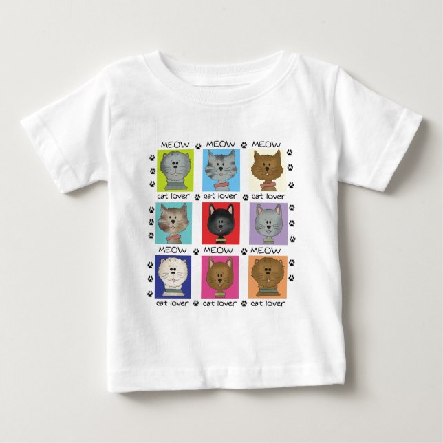 Meow Cat Lover Tshirts and Gifts (Front)