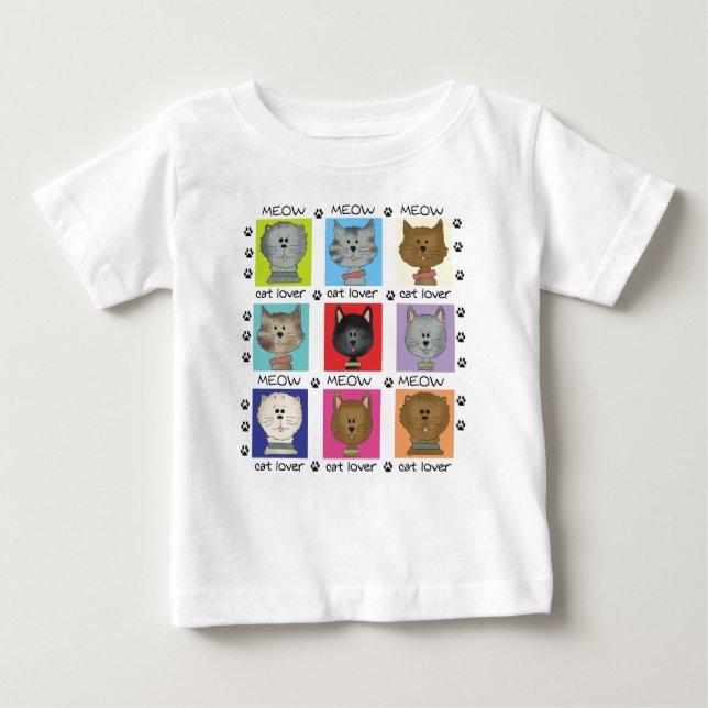 Meow Cat Lover Tshirts and Gifts (Front)