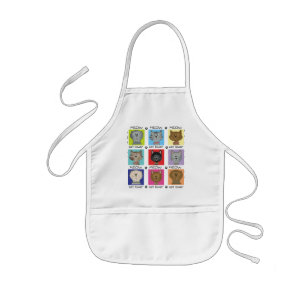 Meow Cat Lover Tshirts and Gifts Kids Apron