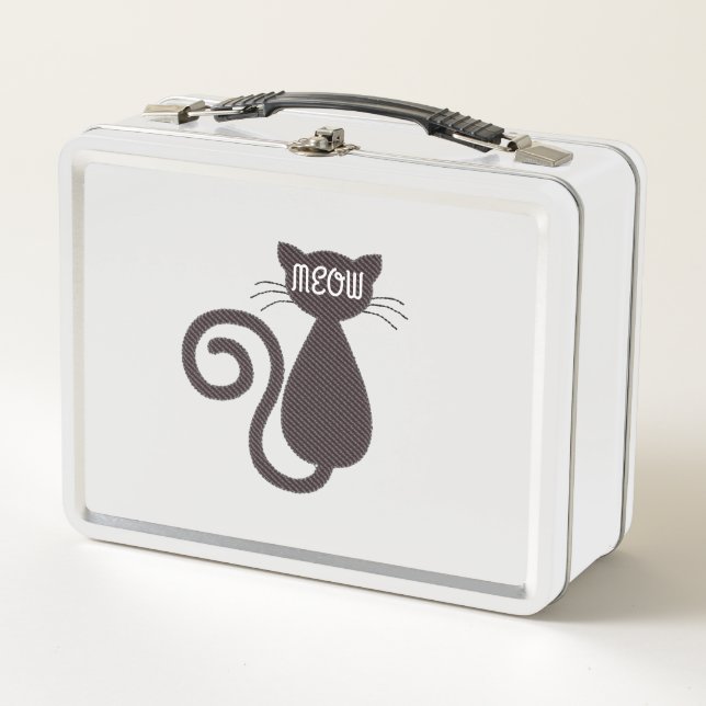 Meow Cat Lunch Box (Front)