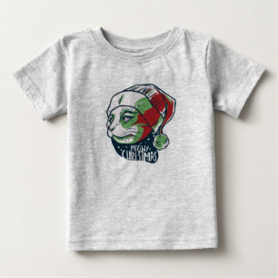 Meow Cat with Santa Hat Baby T-Shirt