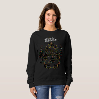 meow christmas kitty sweatshirt