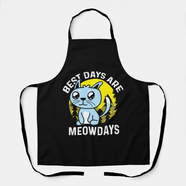 Meow Days Pet Groomer Gift Apron (Front)
