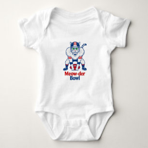 Meow-der Bowl Baby Bodysuit