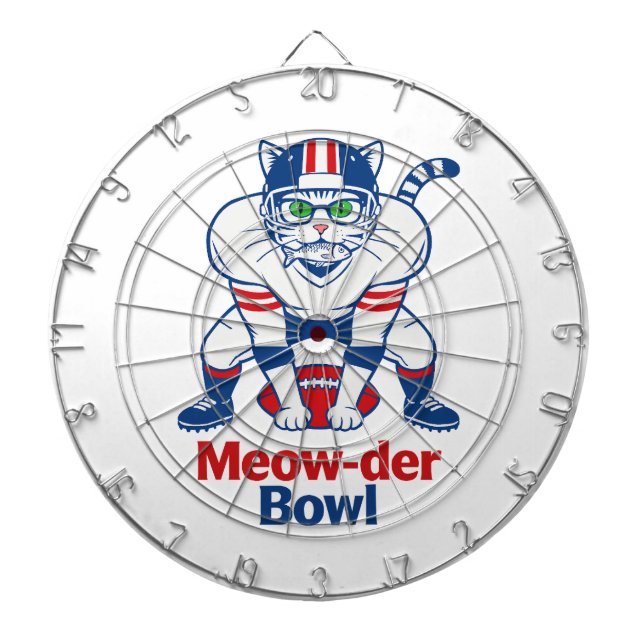 Meow-der Bowl  Dartboard (Front)