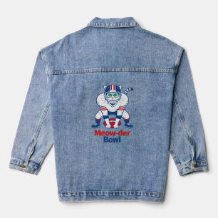 Meow-der Bowl Denim Jacket