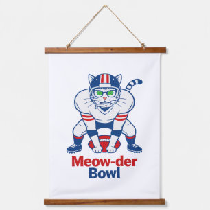 Meow-der Bowl  Hanging Tapestry
