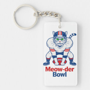 Meow-der Bowl  Key Ring