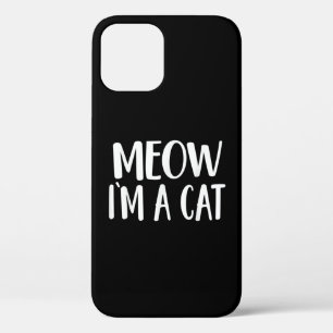 Meow I'm A Cat Halloween iPhone 12 Pro Case