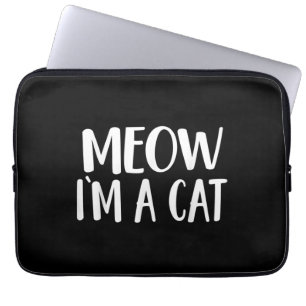 Meow I'm A Cat - Halloween Laptop Sleeve