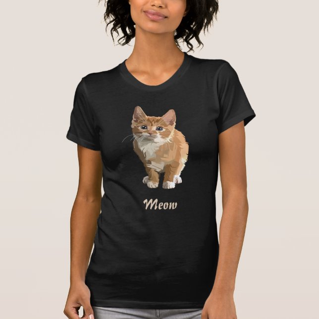 Meow kitten tee shirt (Front)