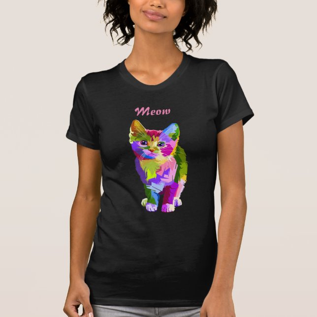 Meow Kitten tee shirt (Front)