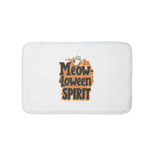 Meow-loween Spirit Cat Bath Mat