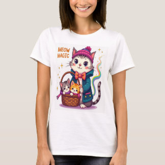 Meow Magic - Cute and Playful Cat-Inspired T-Shirt