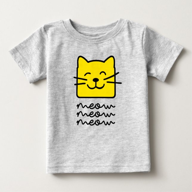 Meow Meow Baby T-Shirt (Front)