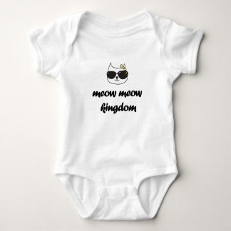 meow meow kingdom! baby bodysuit