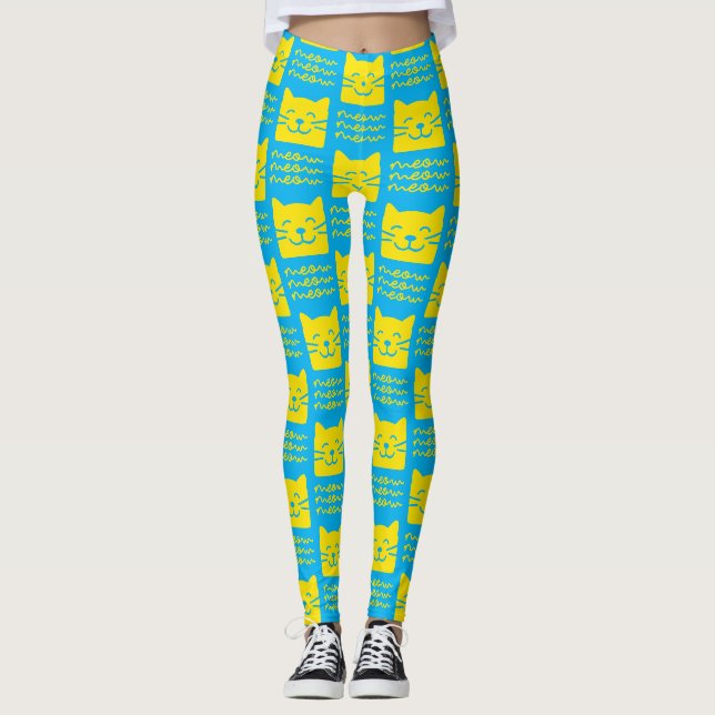 Meow Meow Leggings (Front)
